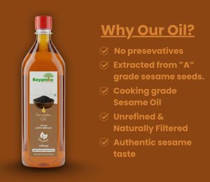 cold pressed sesame oil