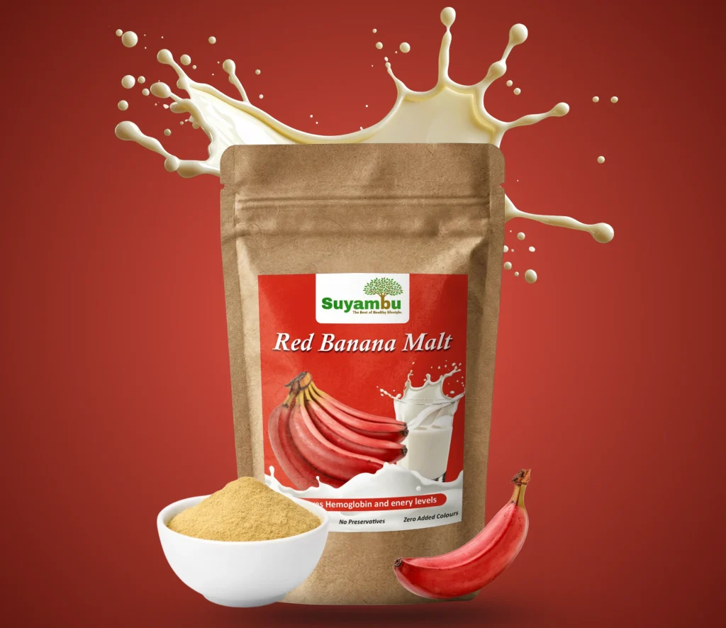 red banana malt | homemade | immunity booster