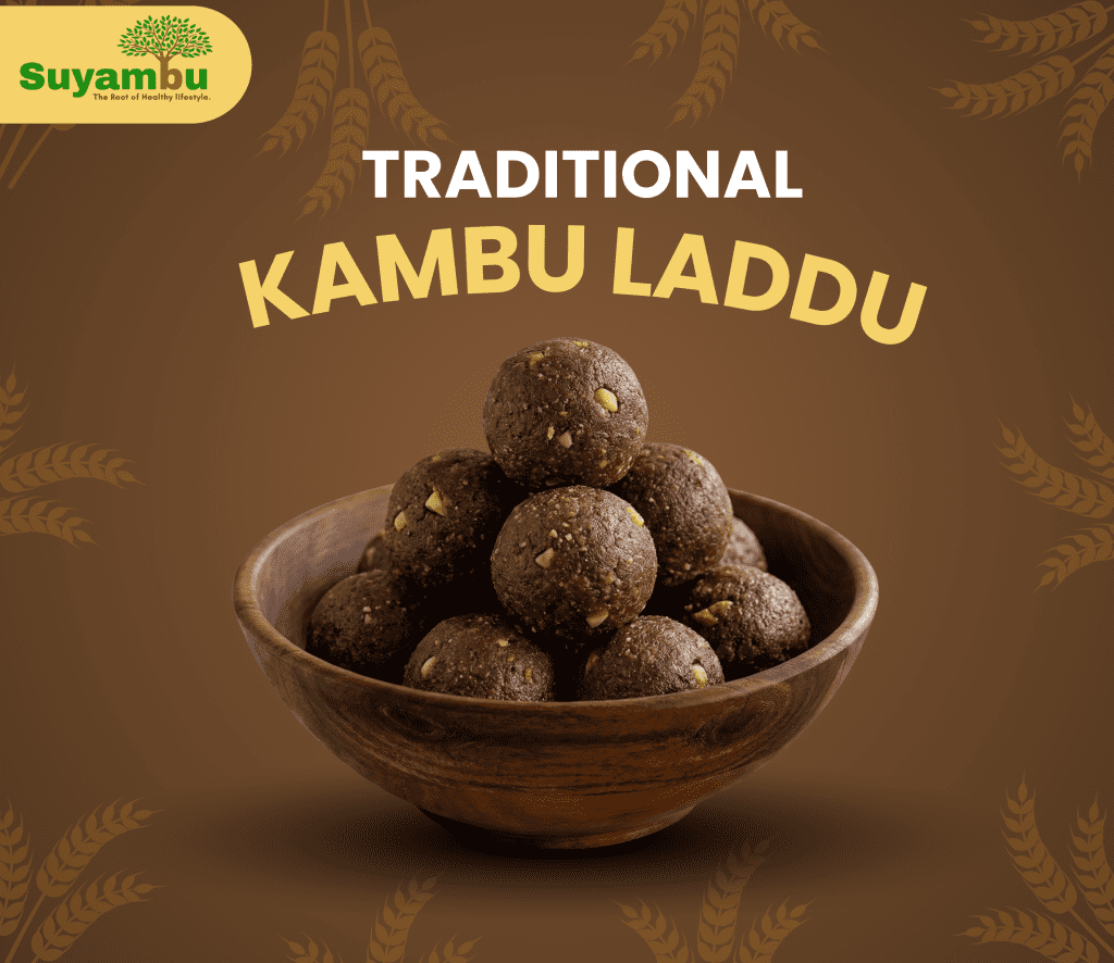 kambu laddu | homemade | 100% jaggery made