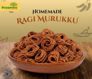 ragi murukku / finger millet murukku